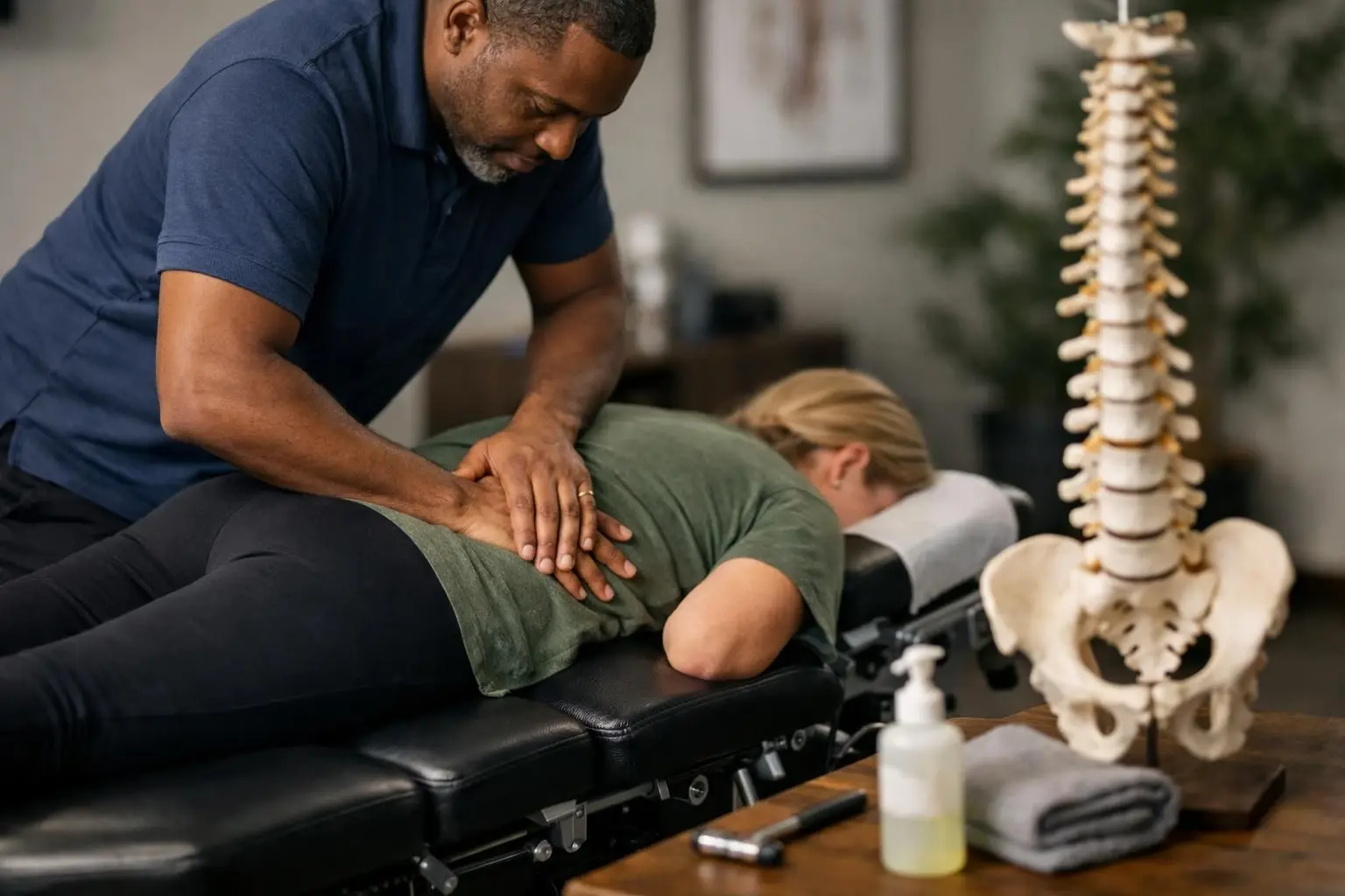 How Chiropractic Table applies to Chiropractor services in Savannah, United States—practical illustration