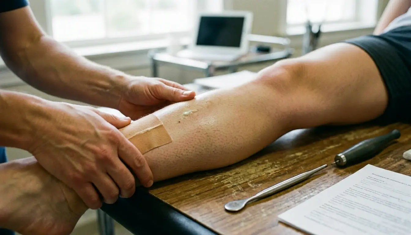 Muscle Strain in Chiropractor: Muscle Strain is an injury that occurs when muscle fibers stretch too—visual guide