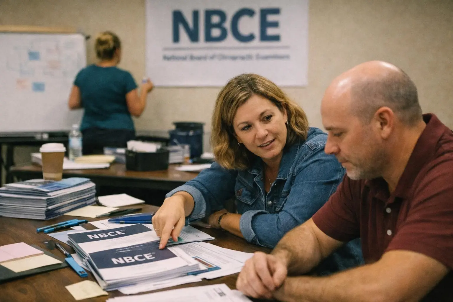 NBCE in Chiropractor: NBCE is the National Board of Chiropractic Examiners, an independent organization that—visual guide