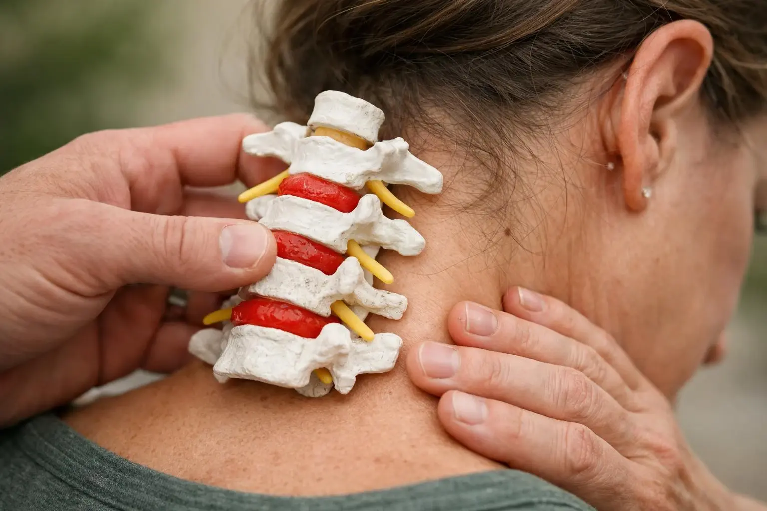 Neck Pain in Chiropractor: Neck Pain is discomfort or stiffness in the cervical spine, the seven—visual guide