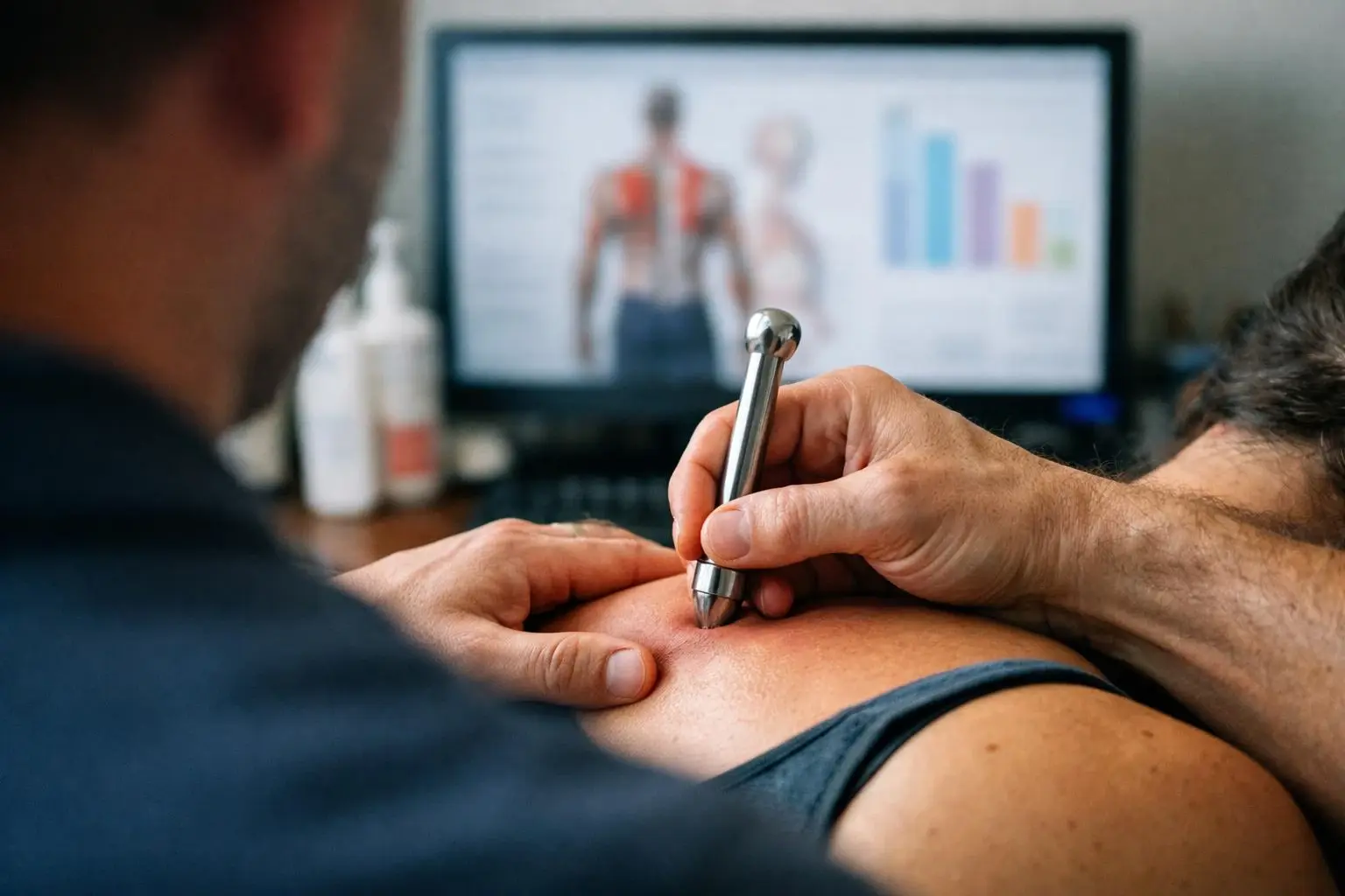 Trigger Point Therapy in Chiropractor: Trigger Point Therapy is a manual treatment technique that targets tight knots—visu...